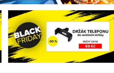DRŽÁK TELEFONU do ventilační mřížky