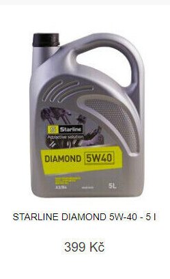 STARLINE DIAMOND 5W-40 - 5 l