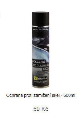 Ochrana proti zamlžení skel - 600ml