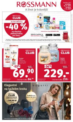 aktuální leták ROSSMANN drogerie 24.11.2021-7.12.2021