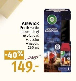AIRWICK Freshmatic automatický osvěžovač vzduchu + náplň, 250 ml