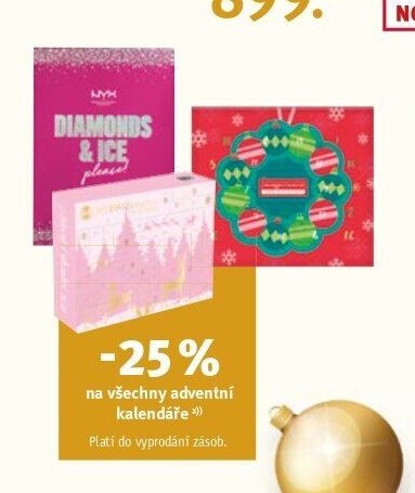 NYX Diamonds & Ice adventní kalendář