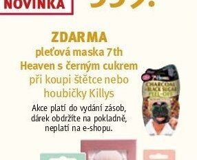 7th Heaven pleťová maska s černým cukrem