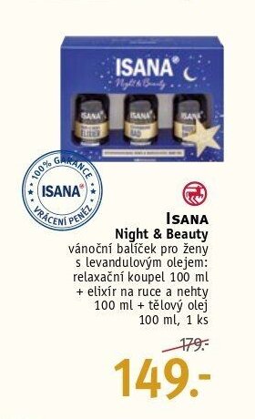 ISANA Night & Beauty vánoční balíček