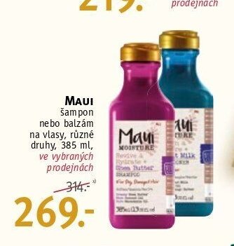 MAUI šampon nebo balzám na vlasy