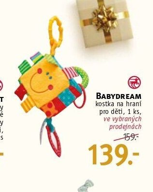 BABYDREAM kostka na hraní pro děti, 1 ks