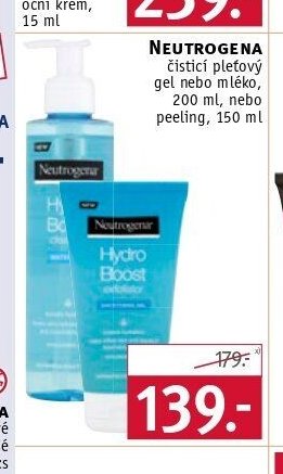NEUTROGENA čisticí pleťový gel nebo mléko