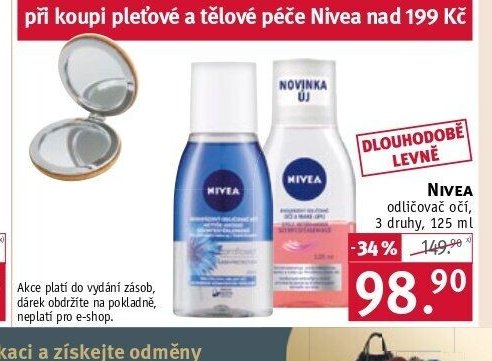 NIVEA odličovač očí