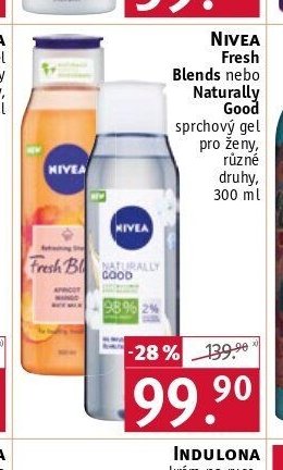 Nivea Fresh Blends Naturally Good sprchový gel