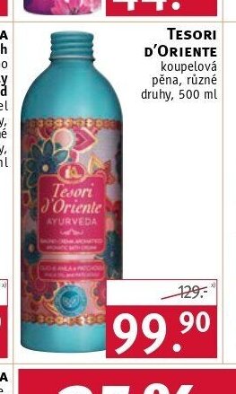 Tesori d'Oriente koupelová pěna