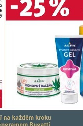 Alpa bylinný masážní gel