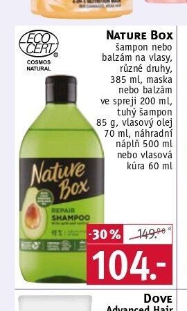 Nature Box šampon nebo balzám