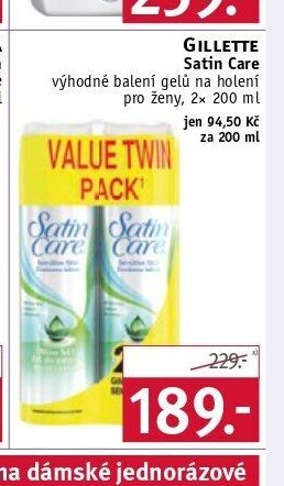 Gillette Satin Care