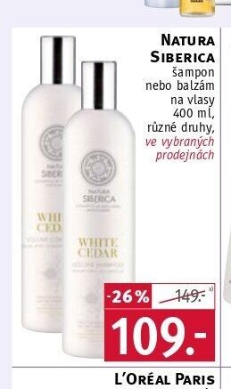 Natura Siberica šampon nebo balzám na vlasy