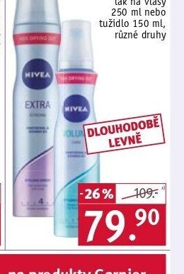 Nivea lak na vlasy nebo tužidlo