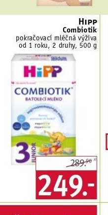 Hipp Combiotik pokračovací mléčná výživa