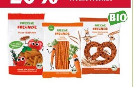 Freche Freunde dětské snacky