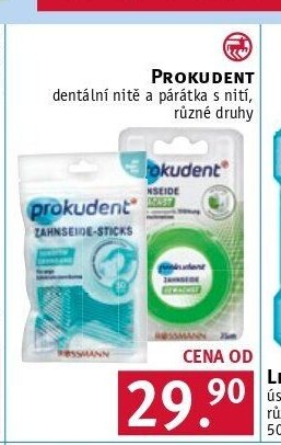 Prokudent dentální nitě a párátka