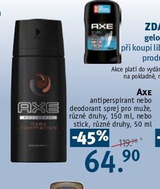 Axe antiperspirant nebo deodorant sprej
