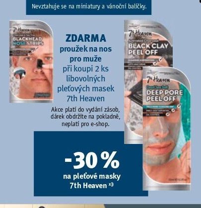 7th Heaven pleťové masky