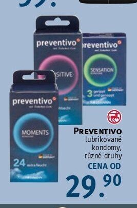 Preventivo lubrikované kondomy