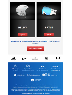 aktuální leták Sportisimo 23.11.2021-24.11.2021