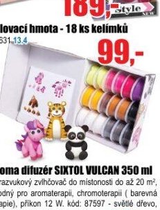 Modelovací hmota - 18 ks kelímků