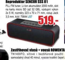 Reproduktor SENCOR SSS 81