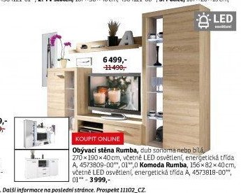 Obývací stěna Rumba