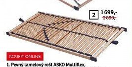 Polohovatelný lamelový rošt ASKO Multiflex