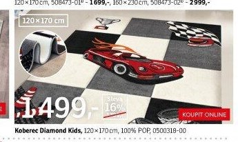 Koberec Diamond Kids, 120x170 cm