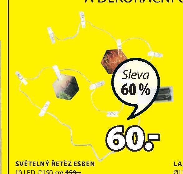 SVĚTELNÝ ŘETĚZ ESBEN