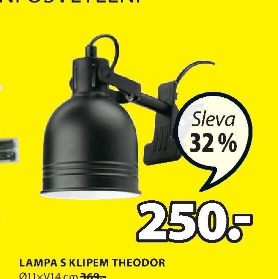 LAMPA S KLIPEM THEODOR