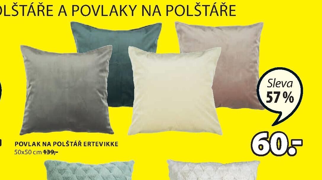 POVLAK NA POLŠTÁŘ ERTEVIKKE