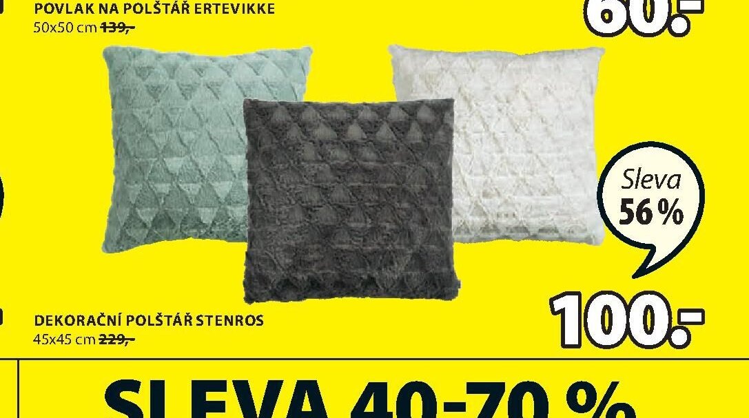 DEKORAČNÍ POLŠTÁŘ STENROS