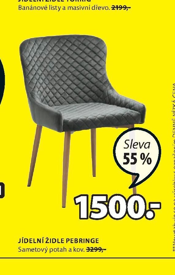 JÍDELNÍ ŽIDLE PEBRINGE