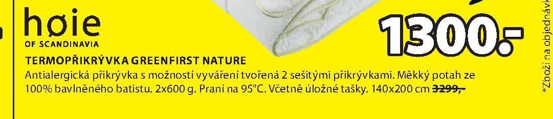 TERMOPŘIKRÝVKA GREENFIRST NATURE - Jysk aktualniletaky.eu