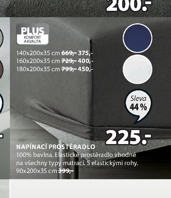 Napínací prostěradlo - Jysk aktualniletaky.eu