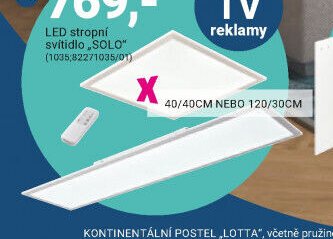 LED stropní svítidlo SOLO