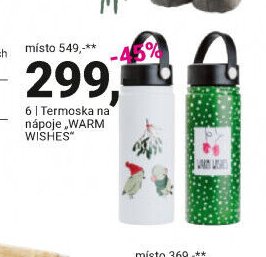 Termoska na nápoje „WARM WISHES“
