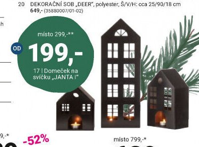 Domeček na svíčku „JANTA I“