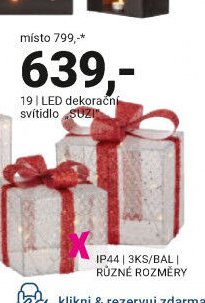 LED dekorační svítidlo „SUZI“