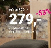 Návlek na stoličku HENRY