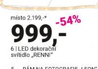LED dekorační svítidlo RENNI