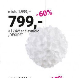 Závěsné svítidlo DESIRE