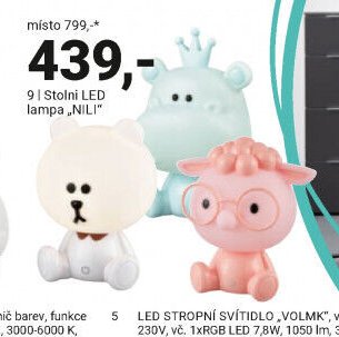 Stolní LED lampa NILI