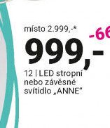 LED stropní nebo závěsné svítidlo ANNE