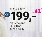 10 | Záclona „TOSCA“, různé délky