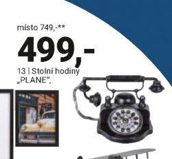 Stolní hodiny „PLANE“