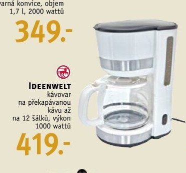 IDEENWELT kávovar na překapávanou kávu